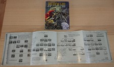 Mode d'emploi HEROES Of Might and Magic III + feuille d'évolution PC big box