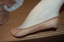 lot 3 paires de protege bas nylon 30 deniers   bout arrondi  taille 2   neuf