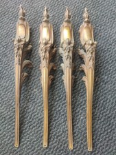 ancien 4 Décor en Bronze  , Ornement Meuble mobilier ancien chaise table pied 