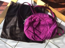 petit sac COCCINELLE cuir Nubuck Rose Neuf