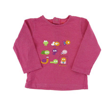 Tout simplement tee shirt  fille 1 an 