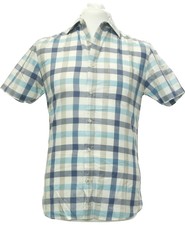 Chemise Manches Courtes Brice Taille 36 - T1 - S Bleu Homme