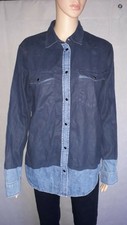 ° SANDRO °- Chemise en jean bleu taille 3