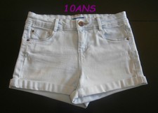 *** SHORT EN JEAN OKAIDI 10 ANS TTBE BLEU CLAIR FILLE ***