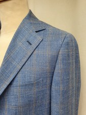 Sartoria PARTENOPEA 36/38-46/48 Sportcoat Veste Linen Silk Wool