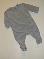 ~ 3 mois KIABI - LOT88  ~ Superbe pyjama en velours bleu imprimé Mixte ~