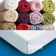 70x190 cm Drap Housse Coton tissu certifié oeko-tex