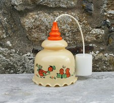 Vintage lustre décor poules poussins et ourson chambre enfant