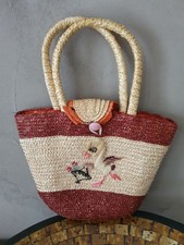 Petit panier en osier vintage pour enfant