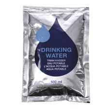 RATIONS EAU POTABLE EMERGENCY 5X100ML BIVOUAC OUTDOOR MILITAIRE CAMPING LOISIRS