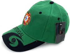 Portugal Brodé Baseball Imprimé Chapeau / Casquette Vert Réglable