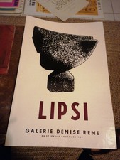 Affiche ancienne Exposition LIPSI galerie 1959