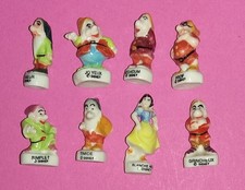 Série complète fèves c91 Blanche neige et les 7 nains dessin animé Disney