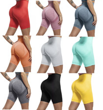 Legging Court Femme Short Sport Cycliste Yoga Fitness Sexy  Moulant Push-up sexy