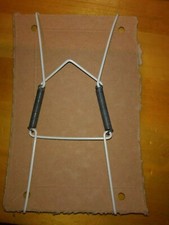 6" -8" plaque métallique suspendu blanc Cintre