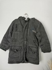 Blouson long à capuche hiver Enfant  garçon taille 4 ans Kiabi kaki vert 