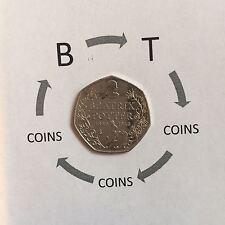 Olympic 50p pièces cinquante pence 2009 kew gardens triathlon commémorative wwf libre