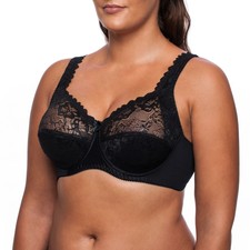 Soutien-gorge dentelle Grande taille Avec armature Minimiseur de poitrine Sexy