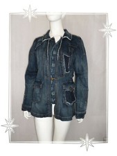B - Veste Blouson en Jean Fantaisie  Et Compagnie Taille 44