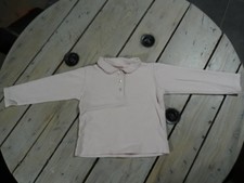 T-shirt Polo manches longues rose clair CFK COUNTRY FOR KIDS Taille 4 ans