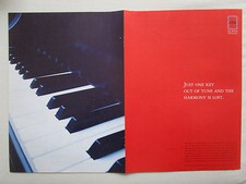 3/2004 PUB CFM SNECMA GENERAL ELECTRIC CFM56 PIANO CLAVIER ORIGINAL AD