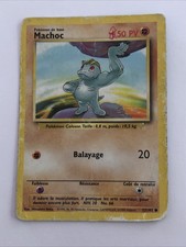 CARTE POKEMON MACHOC 52/102 SET DE BASE