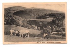 Die Bergstrasse - Blick ins Mühltal u. auf die ruine frankenstein  (i 9618)