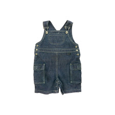 Okaïdi salopette courte jean  garçon 18 mois