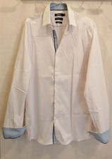 Chemise blanche coupe ajustée coton elasthanne T40 Galeries Lafayette (2208162) 