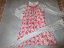 ensemble 6 ans:robe okaidi,sous pull dpam,collants
