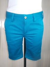 Pantalon Court pantacourt bermuda turquoise stretch DC SHOES S W28 36/38  21JU11