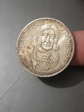 RARE, pièce de 100 francs 1996 CLOVIS en ARGENT