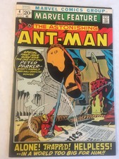 Marvel Feature #4 VF/NM OW/W 9.0 Ant-Man Glossy BLACK Picture Frame Cover Trimpe