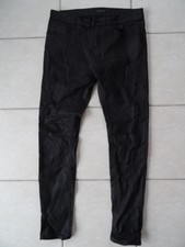 Pantalon Jeans noir Homme - Effets retouches cuisses/genoux - Taille 40 FR - TBE