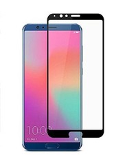 Huawei Honor View 10 - Film en verre trempé solide couvre totalité écran (Noir)