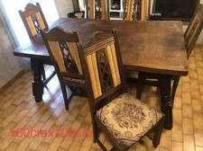 table bois massif + 6 chaises 