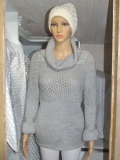 Superbe pull MANGO laine mohair acrylique mélangé taille L soit 40 /  42 parfai