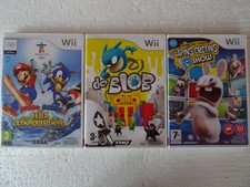 Jeux Nitendo Wii Mario & Sonic aux J.O d'hiver_De Blob_Lapins Crétin Lot de 3