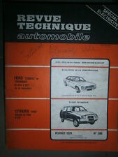 Citroën VISA Spécial et Club 4 CV : revue technique RTA 386