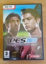 PC DVD, "PES 2008 PRO EVOLUTION SOCCER", PARI AL NUOVO, MANUALE ITALIANO (AQ)