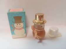 VINTAGE miniature parfum  de collection  SNOWMAN PETITE AVON 0.25 floz 