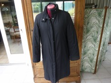 parka  femme ,  R  , T -44 , , polyester , noir , une capuche , doublée