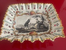 SUBLIME COUPE VIDE POCHE PORCELAINE DE SCEAUX 1777  fin XIXème 