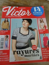 SUPERBE LIVRE LA MAISON DE VICTOR BOHEME RAYURES COMBI ETC...MAI/JUIN 2021