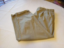 Hommes Brooks Brothers Laine Pantalon Non Taille Étiquette Lt Marron Casual EUC