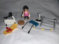 playmobil 5578 modern house salle de sports velo maison