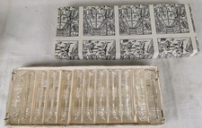 Suite 12 PORTE COUTEAUX anciens CRISTAL TAILLE Crystal Knife Holders Cuisine P