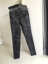 Pantalon en coton imprimé peau de serpent H&M Taille 36 neuf