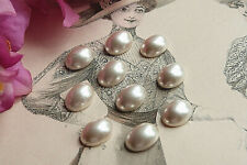 574# RAVISSANTS CABOCHONS OVALES NACRÉS A COLLER SCRAPBOOKING DÉCORATION