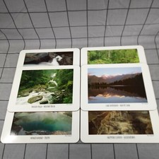 Jason New Zealand Natural NZ paysages et vues Ensemble de 6 sets de table ronds de table